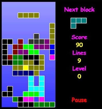 经典俄罗斯方块游戏